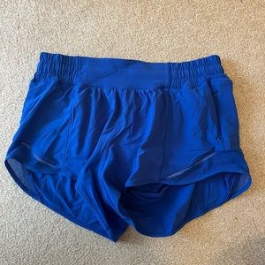 Lululemon Hotty Hot Shorts 2.5 Inch Royal Blue